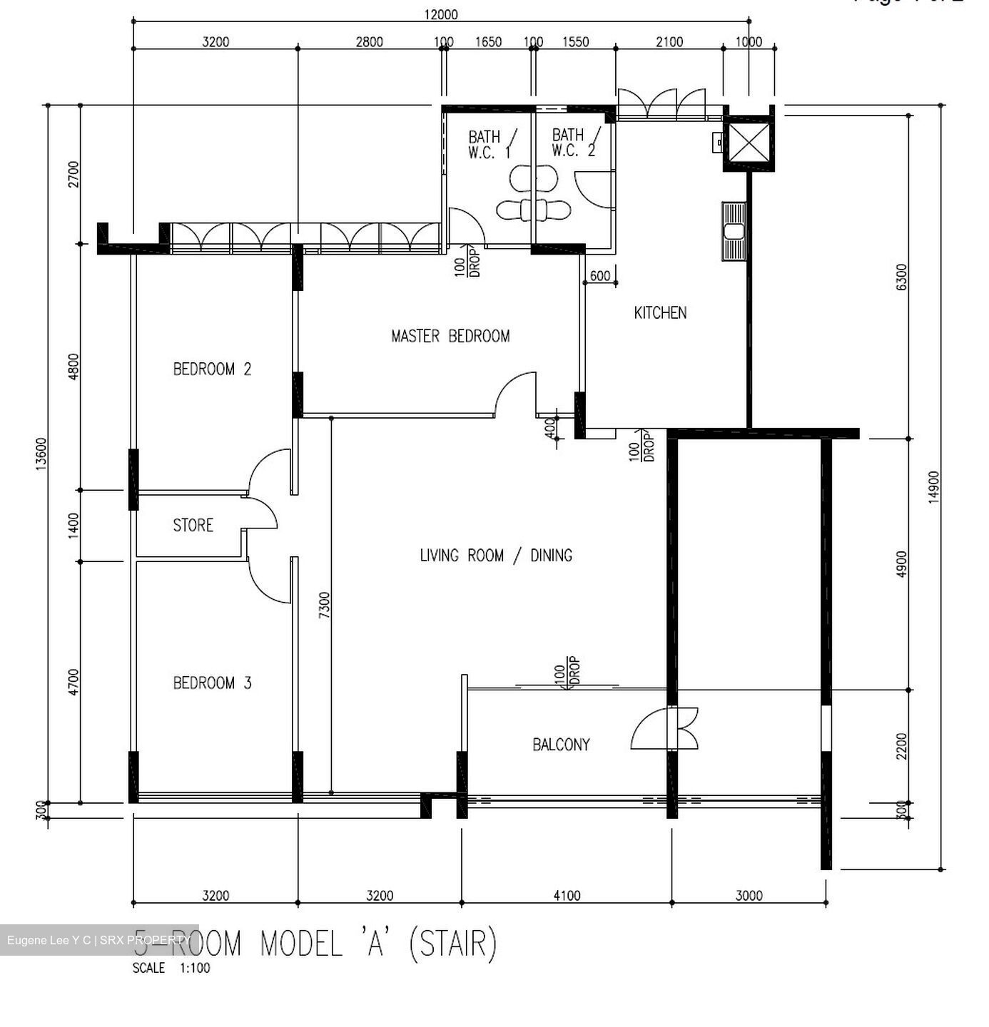 Blk 142 Tampines Street 12 (Tampines), HDB 5 Rooms #521040311